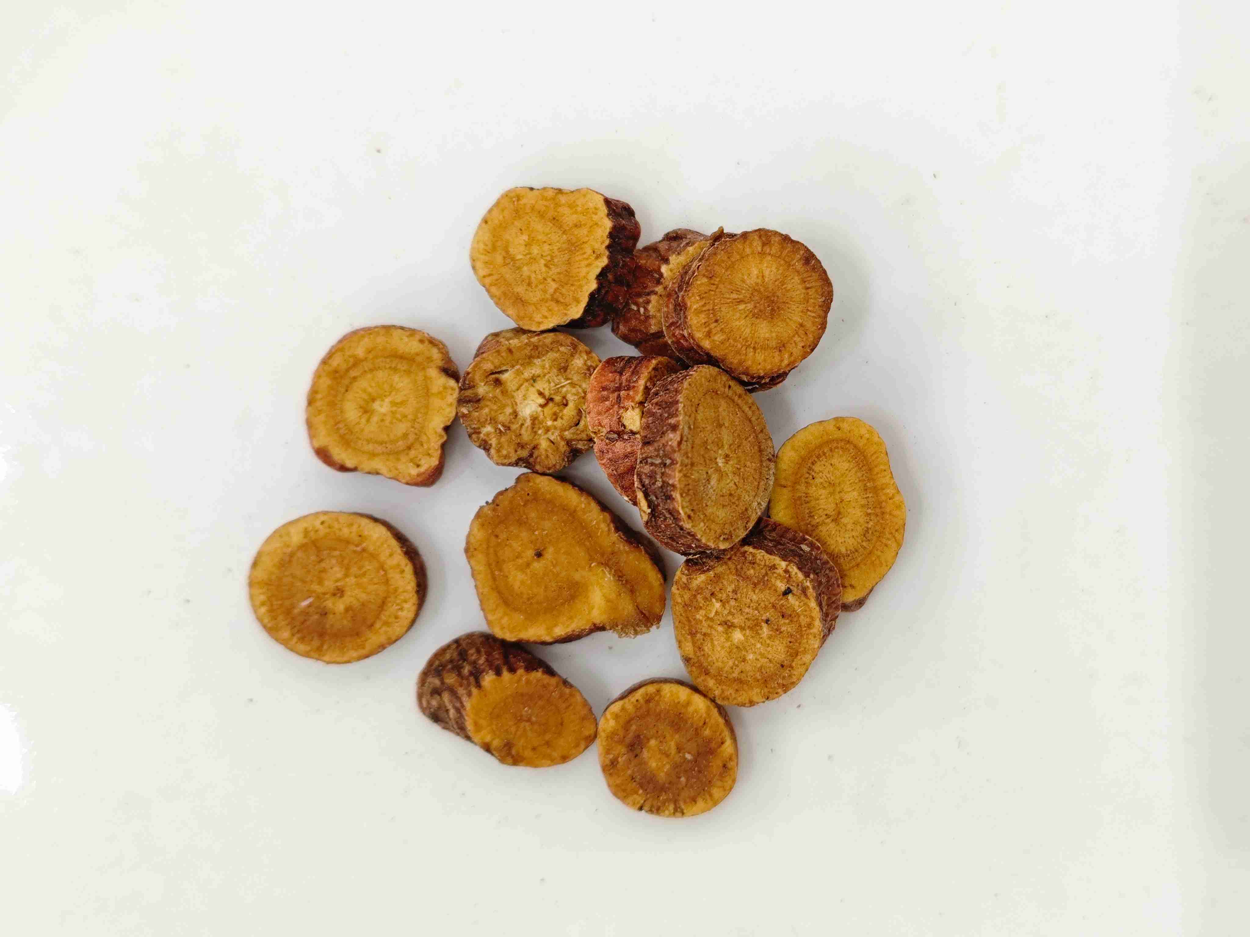 準備した甘草の根（Zhigancao）